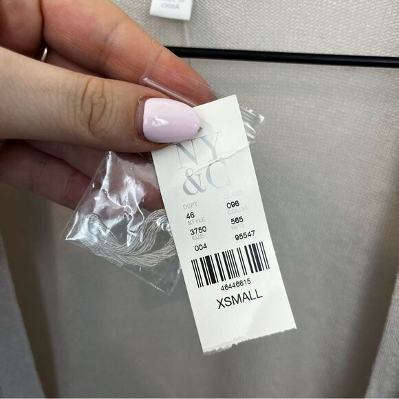 New York & Company NEW Short Sleeve Open Front Cardigan XS - Picture 6 of 12